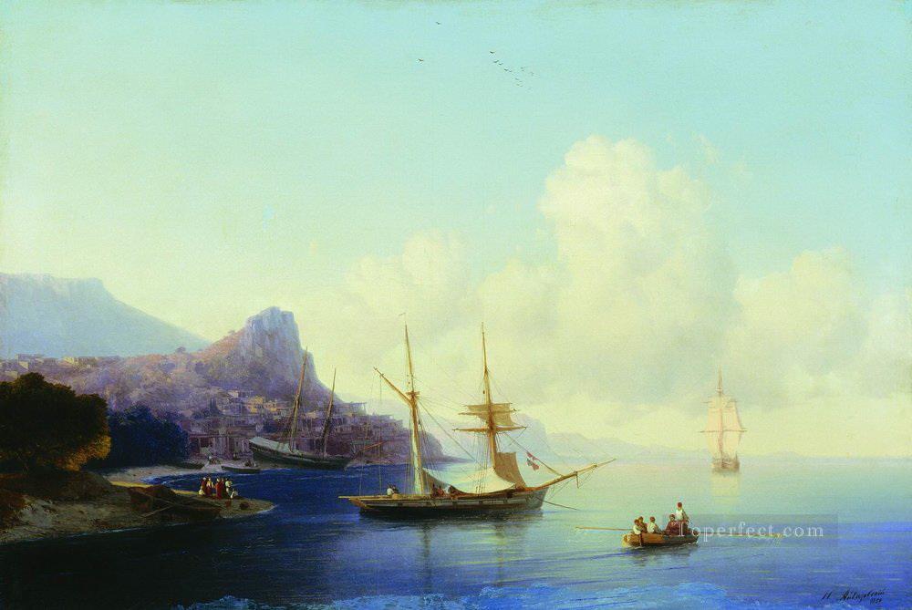 gurzuf 1859 Romantic Ivan Aivazovsky Russian Oil Paintings
